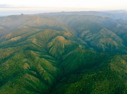 Sunset Clouds Mountains Stock Photos