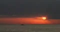 Sunset & Clouds Over Ocean HD Footage