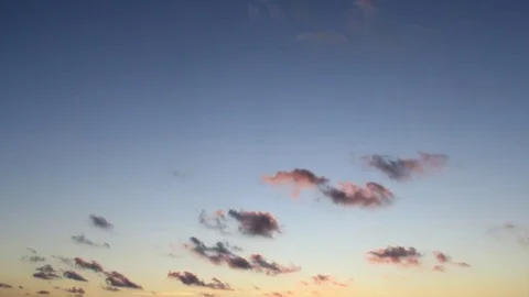 Sunset clouds over the village of Manilv Stock-Footage 83879865