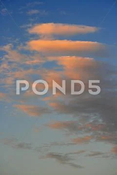 Sunset clouds Stock Photos
