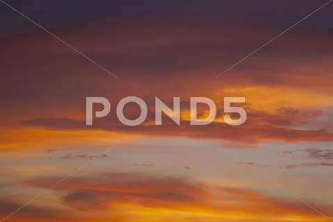 Sunset clouds Stock Photos