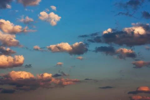 Sunset clouds Foto stock