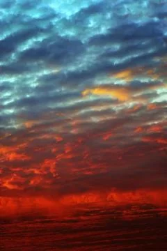 Sunset clouds Foto stock