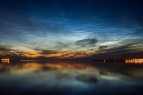 Sunset clouds Stock Photos