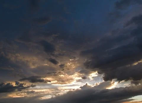 Sunset clouds Stock Photos