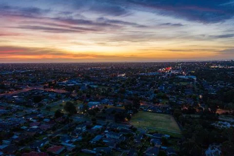 Sunset clouds Stock Photos