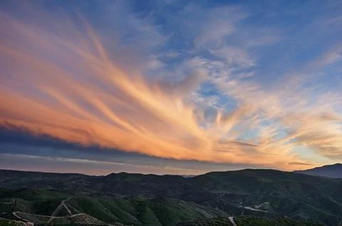 Sunset Clouds Foto stock