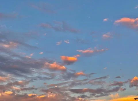 Sunset clouds Stock Photos