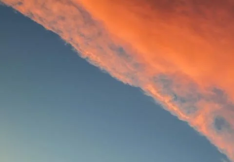 Sunset clouds. Stock Photos