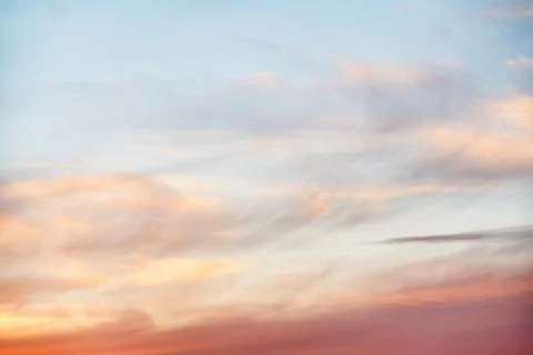 Sunset clouds in the sky background Stock Photos