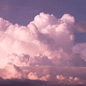 Sunset clouds sky Stock Photos