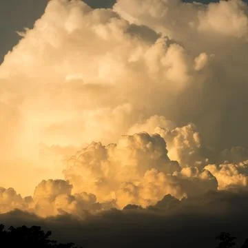 Sunset clouds sky Stock Photos