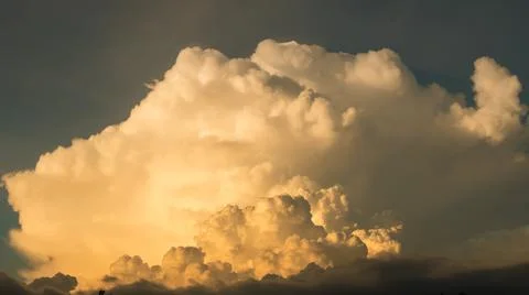 Sunset clouds sky Stock Photos