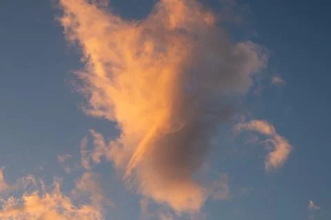 Sunset Clouds in the Sky Stock Photos