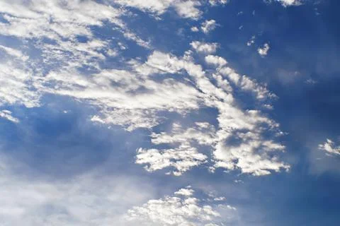 Sunset clouds with sun setting down. Beautiful evening sky with clouds Fotos Stock