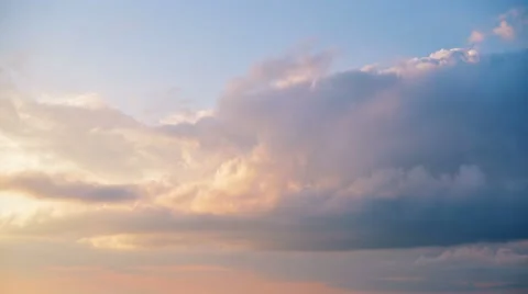 Sunset clouds time-lapse cloudscape. Stock Footage 62825780