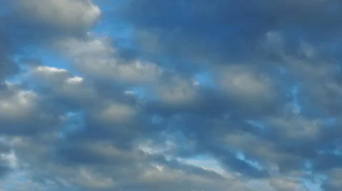 Sunset clouds, time-lapse Stock Footage 11289834