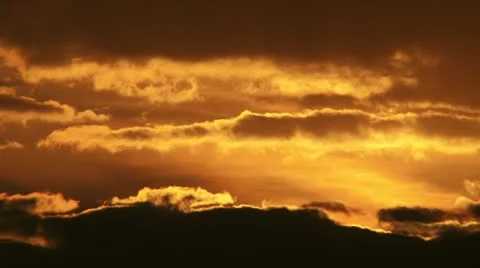 Sunset clouds Time-Lapse Stock Footage 20512232