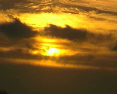 Sunset clouds time-lapse Stock Footage 20512242