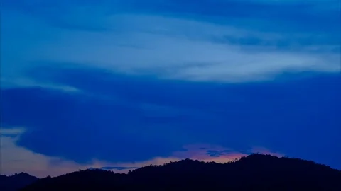 Sunset clouds time lapse. Stock Footage 99671076