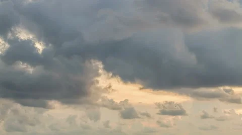 Sunset clouds timelapse 4k 스톡 동영상 53757260