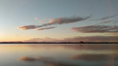 Sunset clouds timelapse background Stock Footage 140875523
