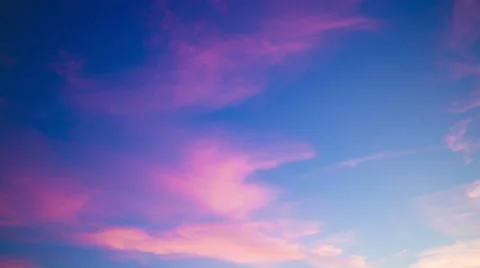 Sunset clouds timelapse Stock Footage 43742592