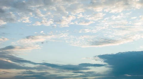 Sunset clouds timelapse Vidéo 51038291