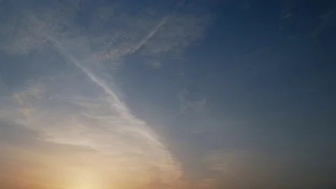Sunset clouds timelapse Vidéo 84795045
