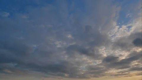 Sunset clouds timelapse  库存影片 86044053