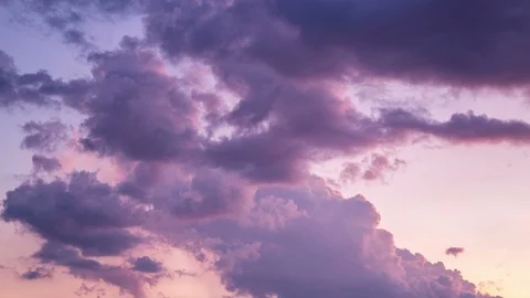 Sunset Clouds Timelapse Video stock 86338193