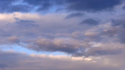 Sunset Clouds Timelapse Stock Footage 97830813