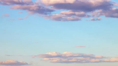 Sunset Clouds Timelapse Video stock 136998657