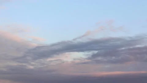 Sunset clouds timelapse Stock Footage 144285136