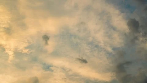 Sunset Clouds in timelapse Stock Footage 243426686