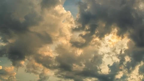 Sunset Clouds in timelapse 動画素材 243426695