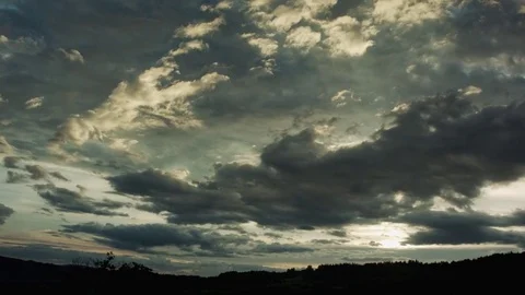 Sunset clouds timelapse series. 1. Stock Footage 83413970