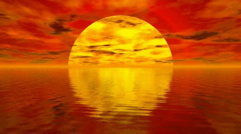 Sunset cloudscape Stock Footage 567458