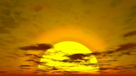 Sunset cloudscape Stock-Footage 603527