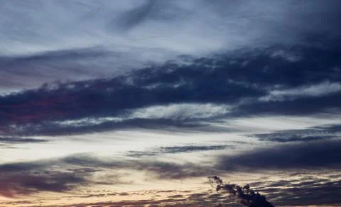 Sunset cloudscape Stock Photos