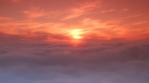 Sunset  Cloudscape Time Lapse Stock-Footage 22363520