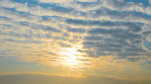 Sunset Cloudscape Transformation Time Lapse Real Shot Stock Footage 319926114