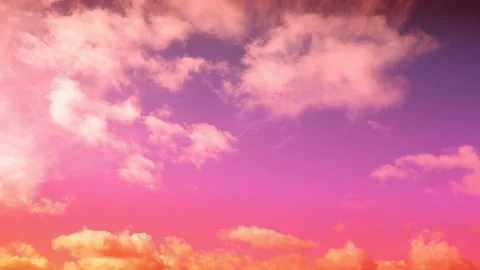 Sunset cloudscape vivid vibrant time lapse. Stock Footage 170726444