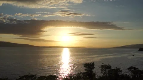Sunset on the coast of Croatia Stock Footage 230587950