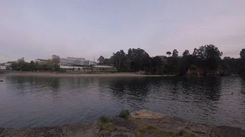 Sunset at Coast 库存影片 76683094