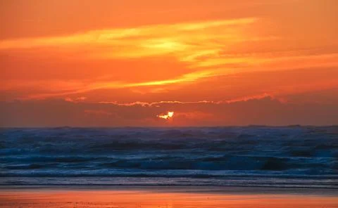 Sunset of color Stock Photos