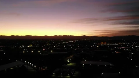Sunset Colorado Mountains Stock Footage 166395282