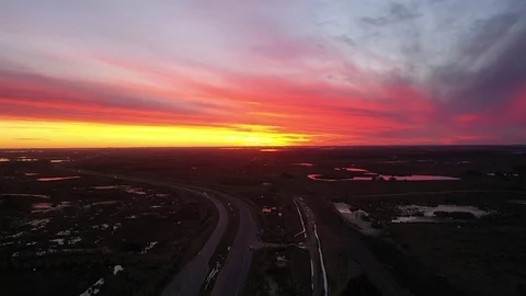 Sunset Colors Stock Footage 116941125