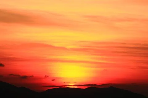 Sunset colors Stock Photos