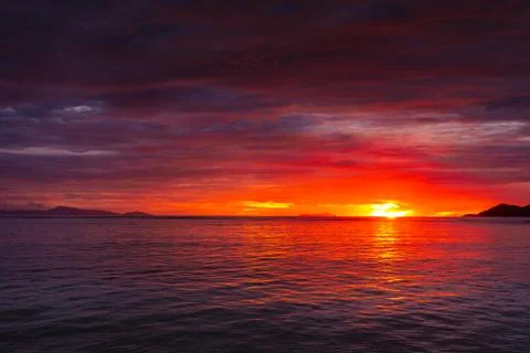 Sunset Colors Stock Photos